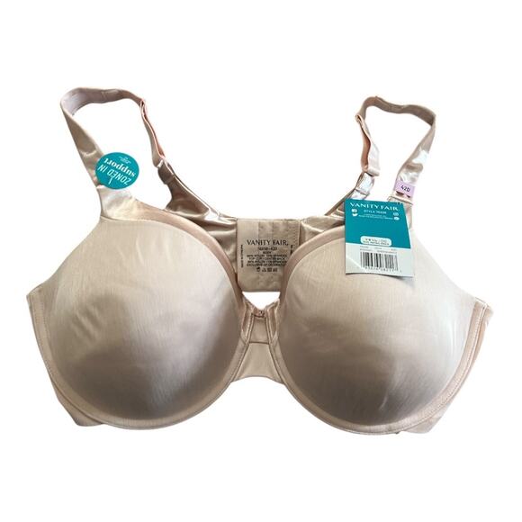 Vanity Fair Illumination Body Bra Zoned in Support 76338 Size 42D Pink Beige NWT - Picture 1 of 5